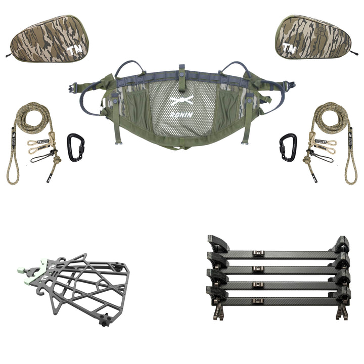 MK Ronin Complete Saddle Hunting Kit - Mossy Oak Bottomland