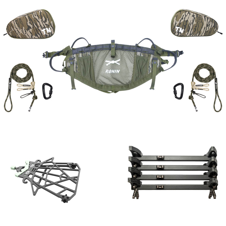 MK Ronin Complete Saddle Hunting Kit - Mossy Oak Bottomland