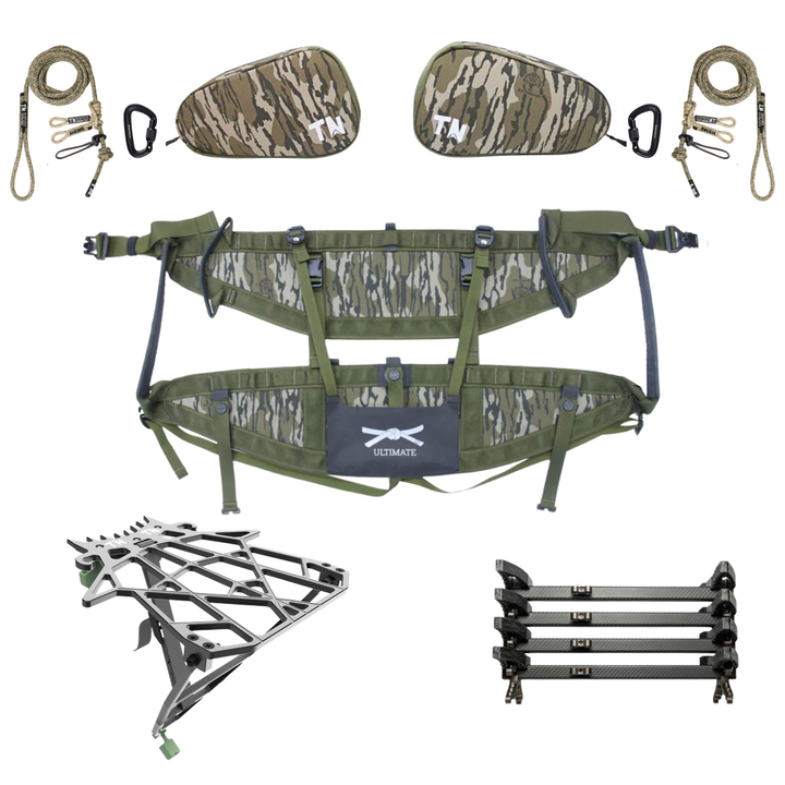 MK Ultimate Complete Saddle Hunting Kit - Mossy Oak Bottomland