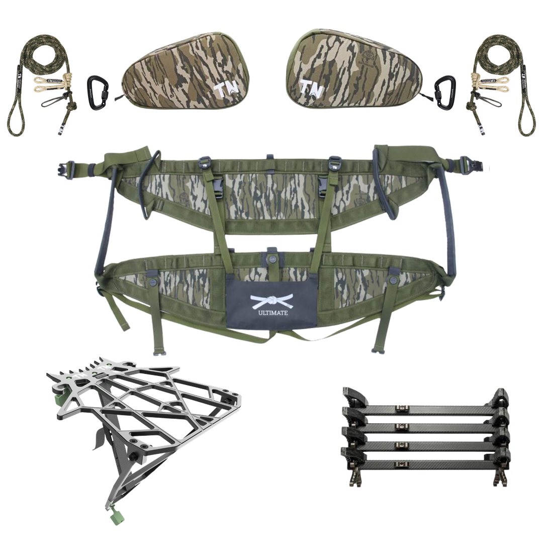 MK Ultimate Complete Saddle Hunting Kit - Mossy Oak Bottomland